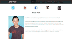 Desktop Screenshot of aidanpark.com